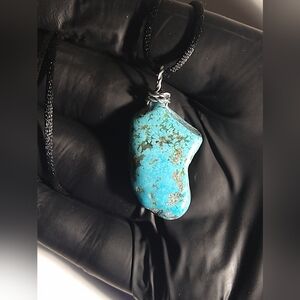 Natural Turquoise Necklace From Kingman Mine